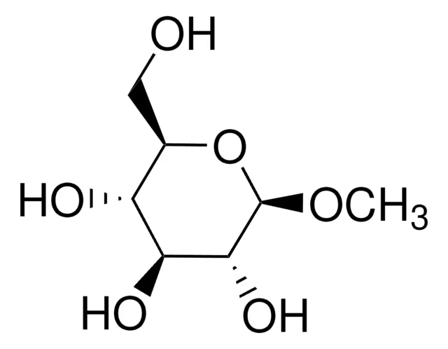 METHYL BETA-D-GLUCOPYRANOSIDE HEMIHYDRATE structure, CAS 7000-27-3