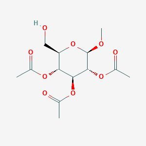 BETA-D-GLUCOPYRANOSIDE, METHYL, 2,3,4-TRIACETATE structure, CAS 16668-00-1