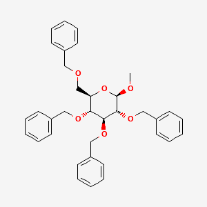 Methyl 2,3,4,6-tetra-O-benzyl-β-D-glucopyraNAside structure, CAS 19488-61-0