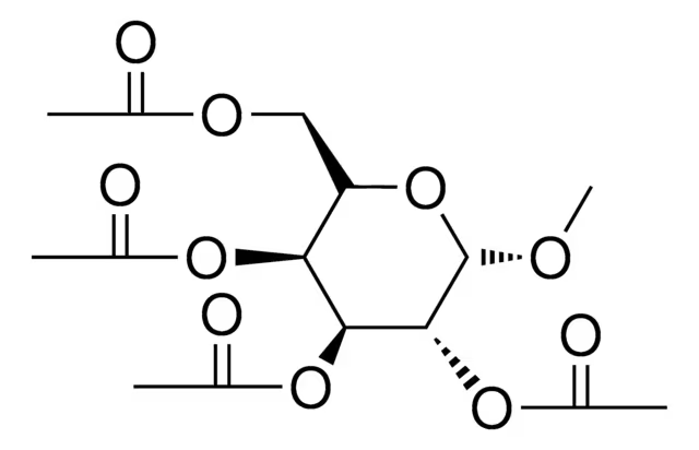 Methyl 2,3,4,6-tetra-O-acetyl-a-D-galactopyranoside structure, CAS 5019-22-7