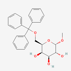 METHYL-6-O-TRIPHENYLMETHYL-ALPHA-D-GALACTOPYRANOSIDE structure, CAS 35920-83-3
