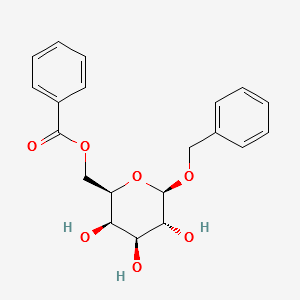 Benzyl β-D-galactopyranoside 6-benzoate structure, CAS 16741-14-3