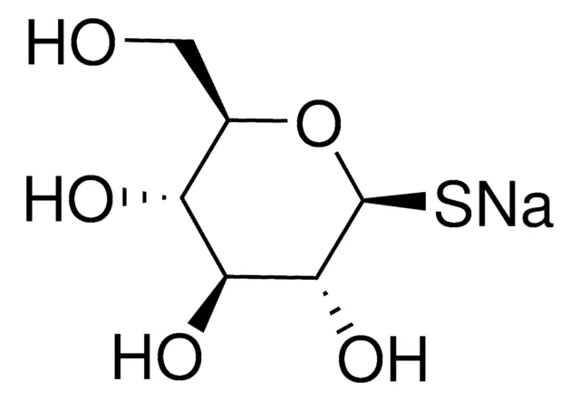 1-THIO-BETA-D-GLUCOSE SODIUM SALT structure, CAS 10593-29-0