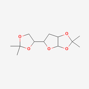 3-(2,2-dimethyl-1,3-dioxolan-4-yl)-7,7-dimethyl-2,6,8-trioxabicyclo[3.3.0]octane structure, CAS 4613-62-1