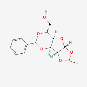 3-O,5-O-Benzylidene-1-O,2-O-isopropylidene-α-D-glucofuranose structure, CAS 22164-09-6