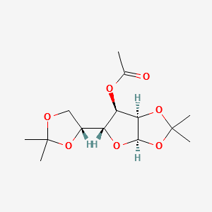 3-O-Acetyl-1,2:5,6-di-O-isopropylidene-a -D-allofuranose structure, CAS 29474-72-4