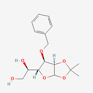 1,2-O-ISOPROPYLIDENE-3-BENZYLOXY-D-ALLOFURANOSE structure, CAS 57099-04-4