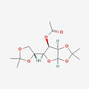 α-?D-?Gulofuranose, 1,?2:5,?6-?bis-?O-?(1-?methylethylidene)?-?, 3-?acetate structure, CAS 26775-14-4