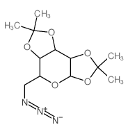 6-AZIDO-6-DEOXY-1,2:3,4-DI-O-ISOPROPYLIDENE-D-GALACTOPYRANOSIDE structure, CAS 4711-00-6