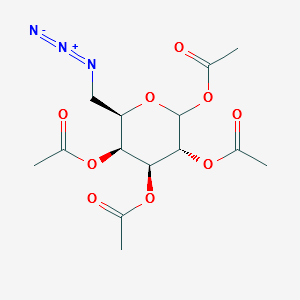 6-Azido-6-deoxy-D-galactopyranose 1,2,3,4-tetraacetate structure, CAS 629620-22-0