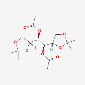3,4-Di-O-acetyl-1,2:5,6-di-O-isopropylidene -Dmannitol structure, CAS 76880-55-2