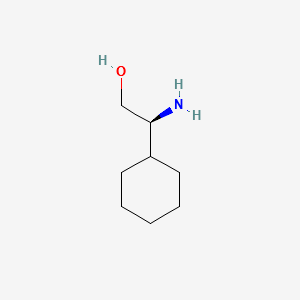 (S)-2-AMINO-2-CYCLOHEXYL-ETHANOL structure, CAS 845714-30-9