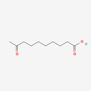 9-oxodecanoic acid structure, CAS 1422-26-0