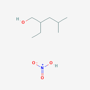 2-ethyl-4-methylpentan-1-ol,nitric acid structure, CAS 803699-63-0