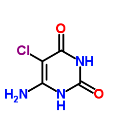 Uracil, 6-aMino-5-chloro- (7CI) structure, CAS 54107-70-9