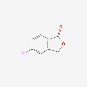1(3H)-ISOBENZOFURANONE, 5-FLUORO- structure, CAS 700-85-6
