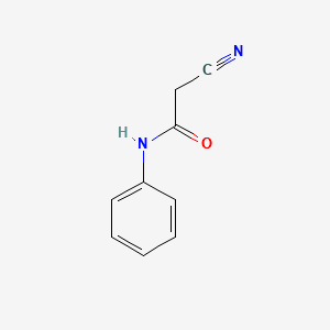 2-CYANOACETANILIDE structure, CAS 621-03-4