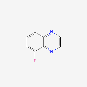 Quinoxaline, 5-fluoro- (9CI) structure, CAS 77130-30-4