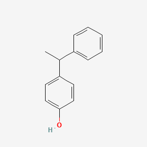 1-(P-HYDROXYPHENYL)1-PHENYLETHANE structure, CAS 1988-89-2