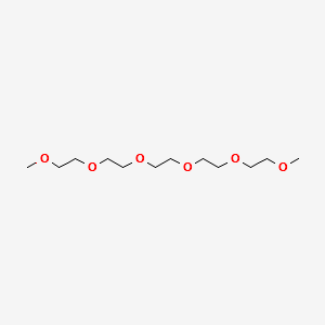 2,5,8,11,14,17-hexaoxaoctadecane structure, CAS 1191-87-3