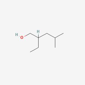 2-ethyl-4-methylpentan-1-ol structure, CAS 106-67-2
