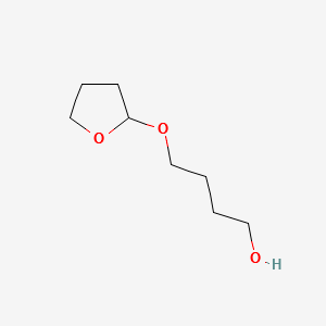 4-[(tetrahydro-2-furanyl)oxy]-1-butanol structure, CAS 64001-06-5