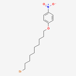 1-(10-broModecyloxy)-4-nitrobenzene structure, CAS 87477-66-5