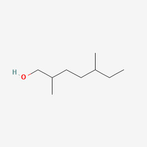 2,5-dimethylheptan-1-ol structure, CAS 85712-05-6
