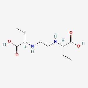 2,2'-(ETHYLENEDIIMINO)-DIBUTYRIC ACID structure, CAS 498-17-9