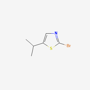 2-BroMo-5-(isopropyl) thiazole structure, CAS 1159817-16-9