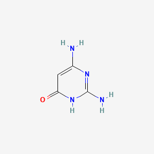 4(3H)-Pyrimidinone, 2,6-diamino- (9CI) structure, CAS 143504-99-8