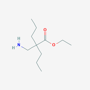 ethyl2-(aMinoMethyl)-2-propylpentanoate structure, CAS 100535-65-7