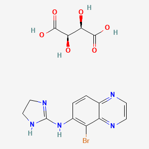 brimonidine tartrate structure, CAS 79570-19-7