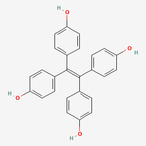 Phenol, 4,4',4'',4'''-(1,2-ethenediylidene)tetrakis- structure, CAS 119301-59-6