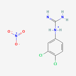 3,4-dichlorophenylguanidinium nitrate structure, CAS 65783-11-1