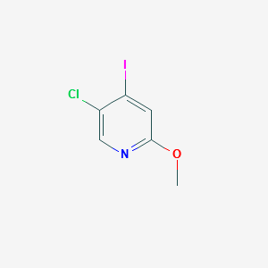 5-Chloro-4-iodo-2-methoxypyridine structure, CAS 1227602-85-8