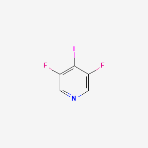 3,5-difluoro-4-iodopyridine structure, CAS 1116099-07-0