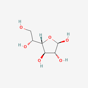 B-D-galactofuranose structure, CAS 7045-51-4