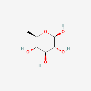 6-Deoxy-β-D-glucopyranose structure, CAS 22611-09-2