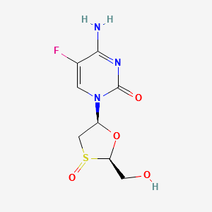 (-)-EMtricitabine S-Oxide (Mixture of DiastereoMers) structure, CAS 152128-77-3