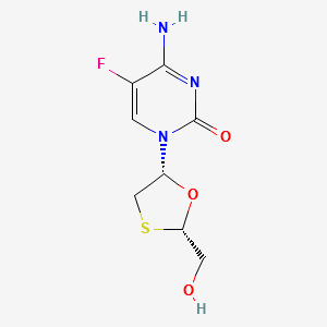 ent-Emtricitabine structure, CAS 137530-41-7