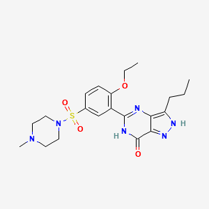 Pyrazole N-Demethyl Sildenafil structure, CAS 139755-95-6