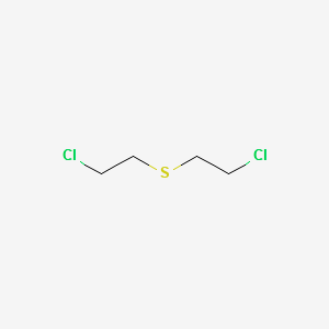 Mustard gas structure, CAS 505-60-2