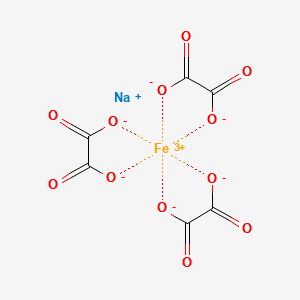 FERRIC SODIUM OXALATE structure, CAS 5936-14-1