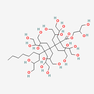 POLYGLYCERYL-10 LAURATE structure, CAS 34406-66-1