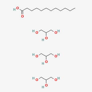 Triglycerol monolaurate structure, CAS 70644-94-9