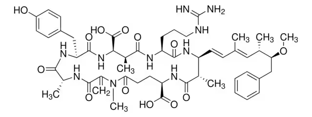 Microcystin YR structure, CAS 101064-48-6