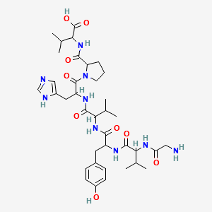 ANGIOTENSIN III ANTIPEPTIDE structure, CAS 133605-55-7