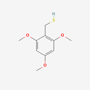 (2,4,6-trimethoxyphenyl)methanethiol structure, CAS 212555-23-2