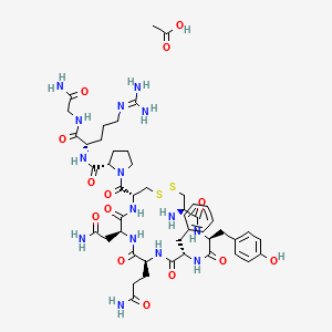 ARGIPRESSIN ACETATE structure, CAS 129979-57-3